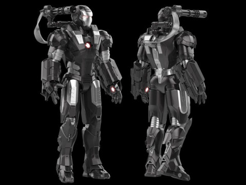 War Machine MK1 Iron Man Mark I Full Armor Ready to Print 3D Print Model