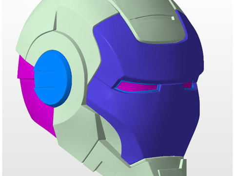 War Machine MK1 Iron Man Mark I Full Armor Ready to Print 3D Print Model