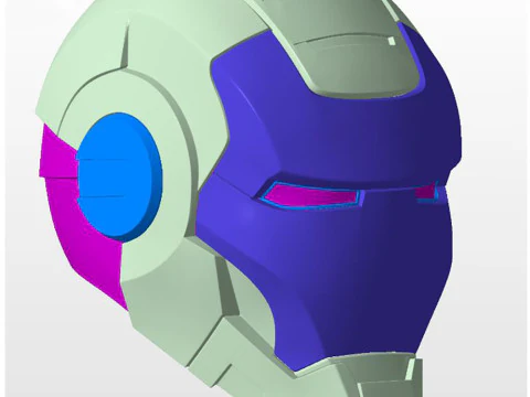 War Machine MK1 Iron Man Mark I Full Armor Ready to Print 3D Print Model