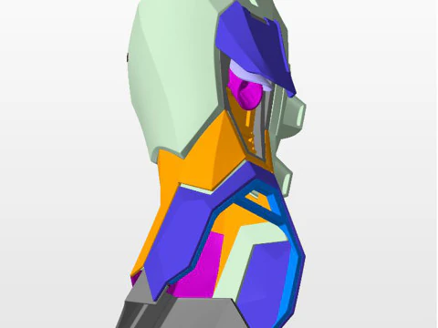 War Machine MK1 Iron Man Mark I Full Armor Ready to Print 3D Print Model
