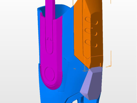War Machine MK1 Iron Man Mark I Full Armor Ready to Print 3D Print Model
