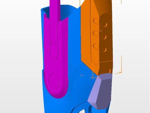 War Machine MK1 Iron Man Mark I Full Armor Ready to Print 3D Print Model