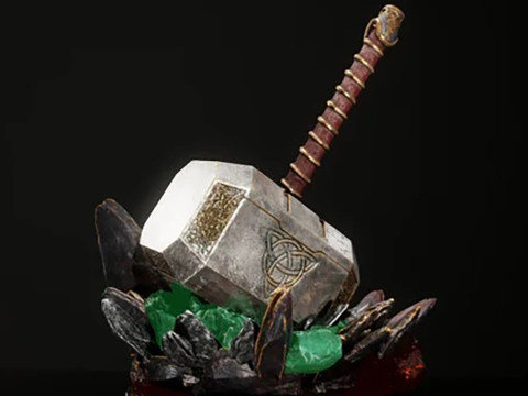 Marvel Thor Hammer Ready to Print 3D Принт Модель