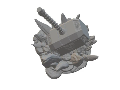 Marvel Thor Hammer Ready to Print 3D Print Model