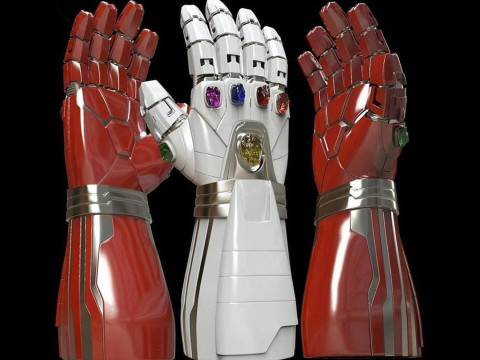 Iron Man Nano Infinity Gauntlet Ready to Print 3D Print Model
