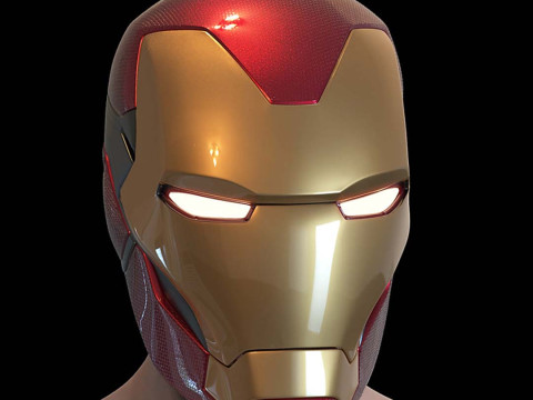 Iron Man MK85 Helmet 3D Pritn Model 3D Print Model
