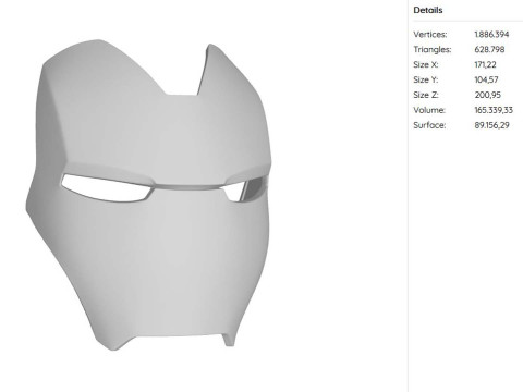 Iron Man MK85 Helmet 3D Pritn Model Modèles 3D en vedette