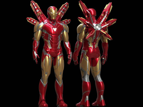 Iron Man MK85 Full Armor Ready to Print 3Dプリントモデル