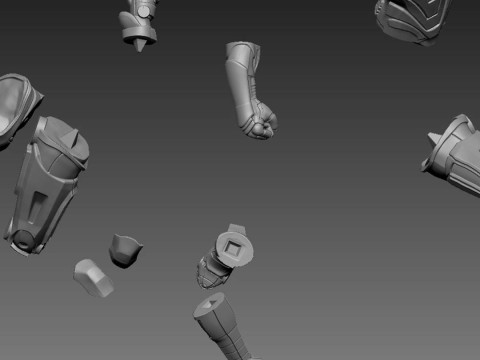 Iron Woman Pepper Potts Sculpture Ready to Print Modèles 3D en vedette