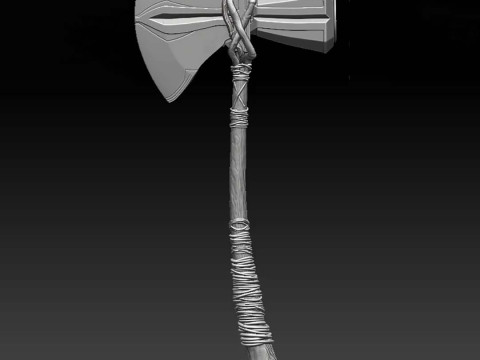 Strombreaker- Thor Infinity War Axe Ready to Print 3Dプリントモデル
