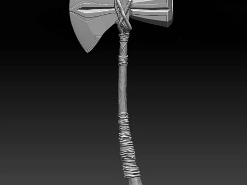 Stormbreaker - Thor Infinity War Axe pronto para imprimir Modelo de Impressão 3D