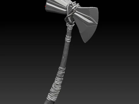 Stormbreaker - Thor Infinity War Axe pronto para imprimir Modelo de Impressão 3D