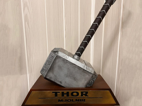 Thor Hammer Mjolnir Ready to Print 3Dプリントモデル