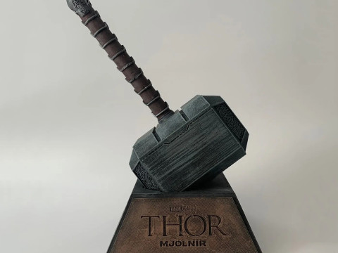 Thor Hammer Mjolnir Ready to Print 3Dプリントモデル