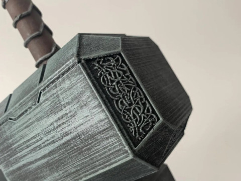 Thor Hammer Mjolnir Ready to Print 3Dプリントモデル