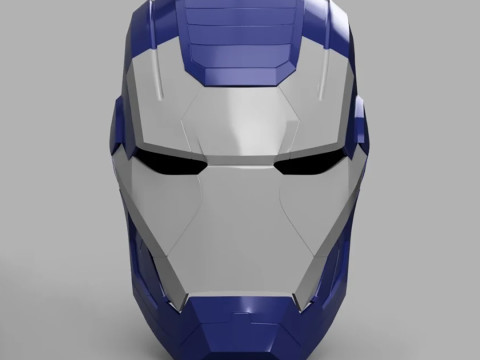 Iron Patriot War Machine Mk1 Helmet Ready to Print 3D प्रिंट मॉडल