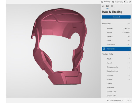 Iron Man War Machine Mark I Helmet Ready to Print 3D Print Model
