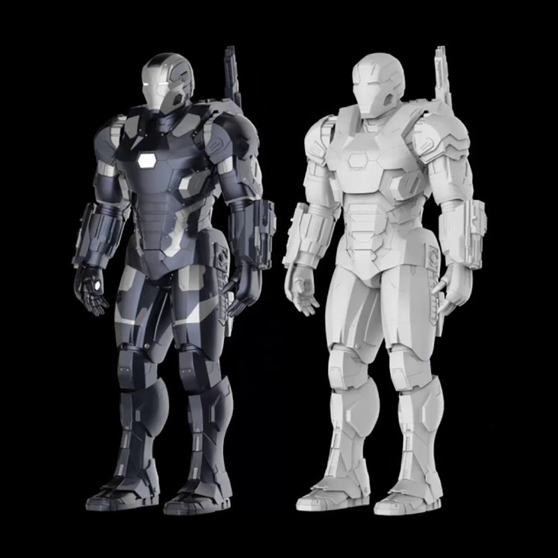 Iron Man War Machine Mark III Full Armor from Civil War 3D Print Model 3D Print Model .c4d .max .obj .3ds .fbx .stl .blend 