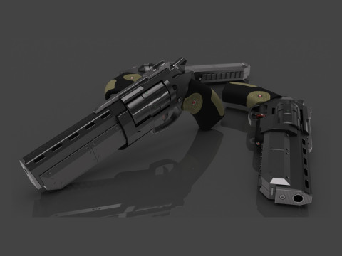 3DWB Revolver Ready to Print 3D Print Model