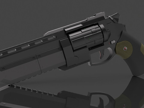 3DWB Revolver Ready to Print Modèles 3D en vedette