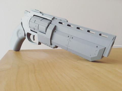 3DWB Revolver Ready to Print Modèles 3D en vedette
