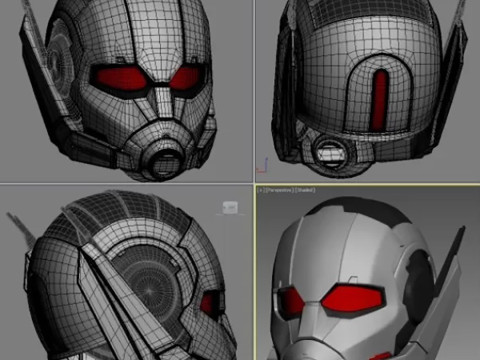 AntMan Helmet Civil War 3D Print Model Modèles 3D en vedette