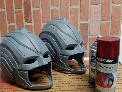 Captain Marvel 2019 Helmet Ready to Print Model Cetak 3D