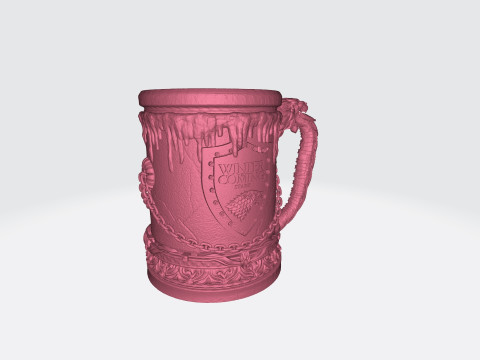 House Stark Jar STL 3D Print Files 3D Принт Модель