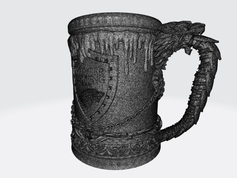 House Stark Jar STL 3D Print Files 3D Принт Модель
