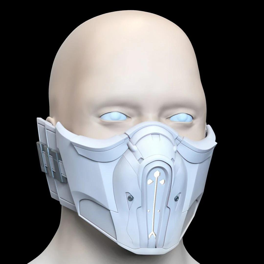 Mortal Kombat Mask STL 3D Print Files 3D Print Model .c4d .max .obj .3ds .fbx .stl .blend 