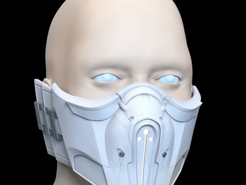 Mortal Kombat Mask STL 3D Print Files 3Dプリントモデル