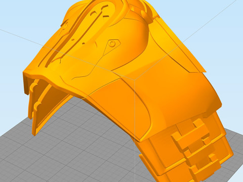 Mortal Kombat Mask STL 3D Print Files 3D Baskı Modeli