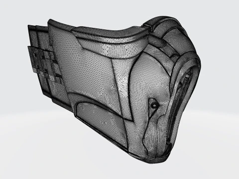 Mortal Kombat Mask STL 3D Print Files 3D Print Model