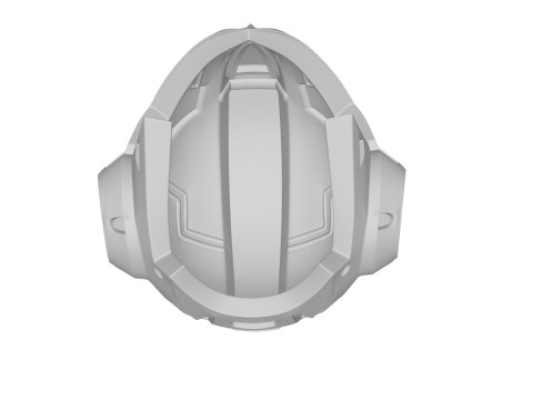 Megaman X Helmet STL 3D Print Files 3Dプリントモデル