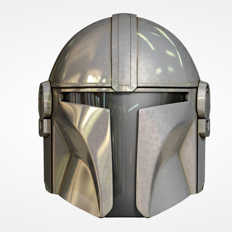 Mandalorian Helmet STL 3D Print Files 3D 打印模型 .c4d .max .obj .3ds .fbx .stl .blend