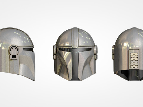 Mandalorian Helmet STL 3D Print Files 3D 打印模型