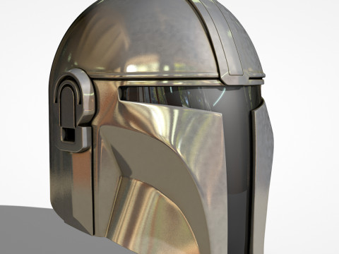 Mandalorian Helmet STL 3D Print Files 3D 打印模型
