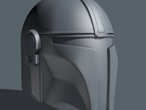 Mandalorian Helmet STL 3D Print Files 3D 打印模型
