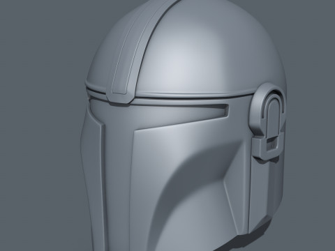 Mandalorian Helmet STL 3D Print Files 3D 打印模型