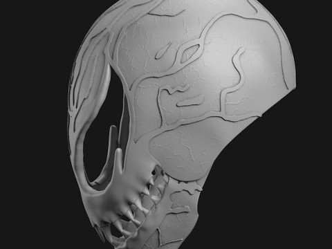 Venom Carnage Mask Halloween Cosplay STL 3D Print Files 3D-printmodel