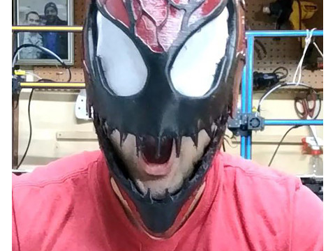 Venom Carnage Mask Halloween Cosplay STL 3D Print Files 3D-printmodel