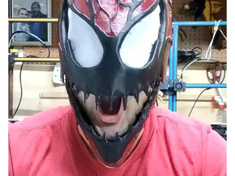 M&aacute;scara Venom Carnage Halloween Cosplay Arquivos de impress&atilde;o 3D STL Modelo de Impressão 3D