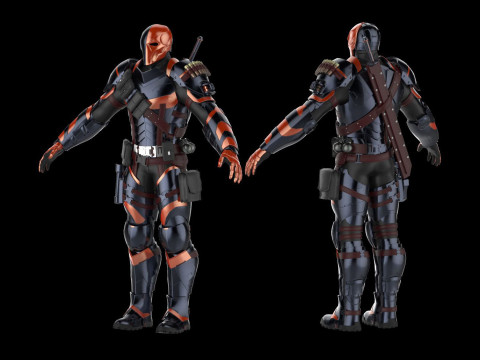 Deathstroke Arkham Knight Full Armor Suit Ready to Print 3D Print Model