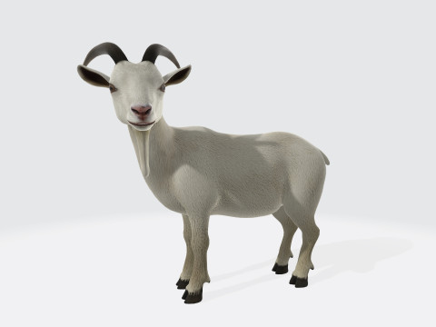 Goat Animal Figure Ready to Print 3D Модель