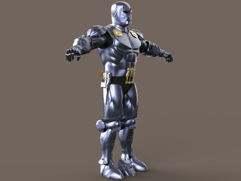 Dr Doom Full Armor from Legendary Series Ready to Print 3D Print Model