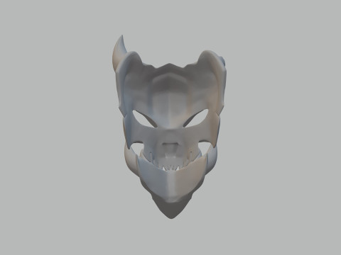 Demon Mask Ready to Print 3Dプリントモデル