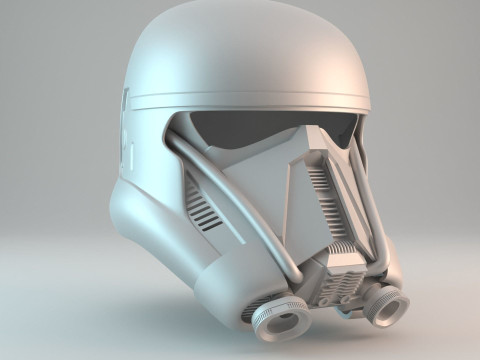 DeathTrooper Helmet on Star Wars Ready to Print 3D Print Model