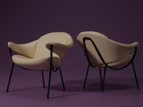 Armchair Murano 3D Model