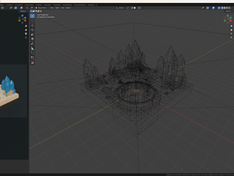 Crystal Desert 3Dモデル