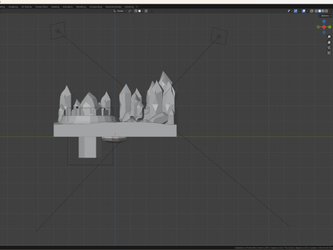 Crystal Desert 3Dモデル